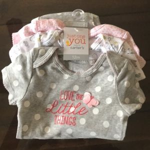 Carters 3pack onesies NWT